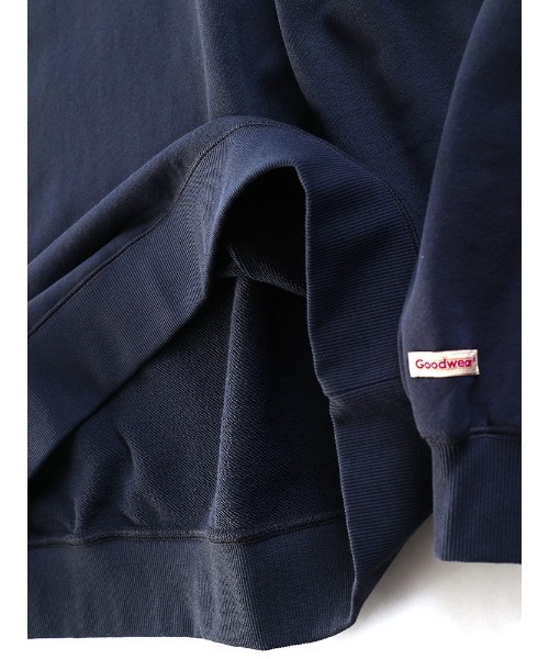 Goodwear(グッドウェア)の「【WEB限定】 USAコットン 12オンス ビッグシルエット スウェット トレーナー オーバーサイズ メンズ レディース(スウェット・メンズ・ホワイト/ブラック/カーキ/ダークグレー/ネイビー/グレー/ベージュ・L/LL/M)」の9枚目の写真