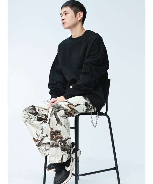 Goodwear(グッドウェア)の「【WEB限定】 USAコットン 12オンス ビッグシルエット スウェット トレーナー オーバーサイズ メンズ レディース(スウェット・メンズ・ホワイト/ブラック/カーキ/ダークグレー/ネイビー/グレー/ベージュ・L/LL/M)」の11枚目の写真