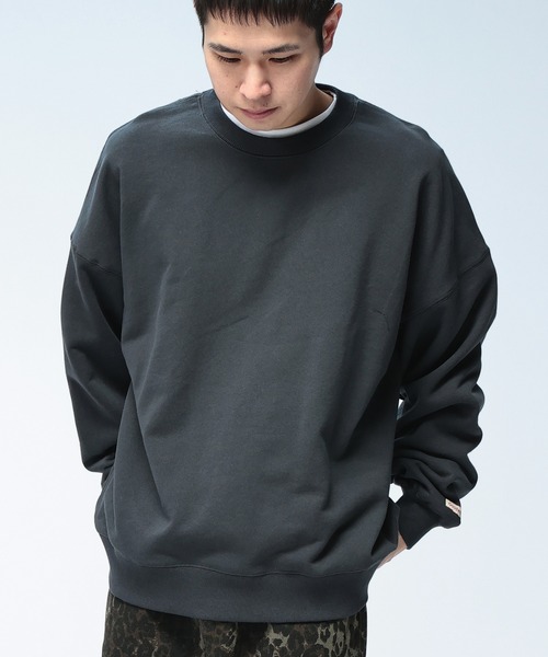 Goodwear(グッドウェア)の「【WEB限定】 USAコットン 12オンス ビッグシルエット スウェット トレーナー オーバーサイズ メンズ レディース(スウェット・メンズ・ホワイト/ブラック/カーキ/ダークグレー/ネイビー/グレー/ベージュ・L/LL/M)」の15枚目の写真