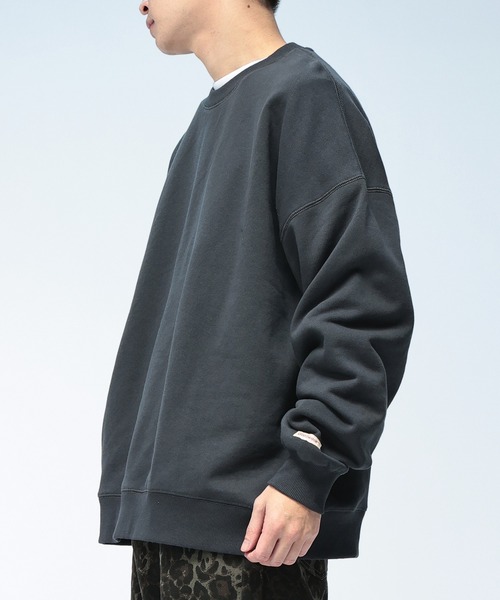 Goodwear(グッドウェア)の「【WEB限定】 USAコットン 12オンス ビッグシルエット スウェット トレーナー オーバーサイズ メンズ レディース(スウェット・メンズ・ホワイト/ブラック/カーキ/ダークグレー/ネイビー/グレー/ベージュ・L/LL/M)」の16枚目の写真