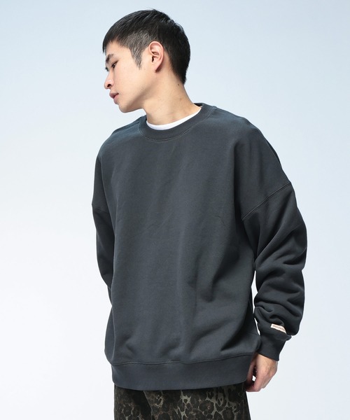 Goodwear(グッドウェア)の「【WEB限定】 USAコットン 12オンス ビッグシルエット スウェット トレーナー オーバーサイズ メンズ レディース(スウェット・メンズ・ホワイト/ブラック/カーキ/ダークグレー/ネイビー/グレー/ベージュ・L/LL/M)」の14枚目の写真