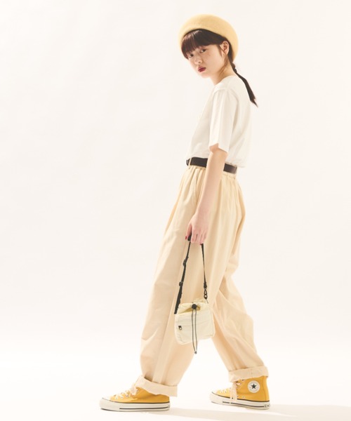 MERLOT(メルロー)の「フラワー刺繍Tシャツ(Tシャツ/カットソー・レディース・ホワイト/ブラック・FREE)」の19枚目の写真