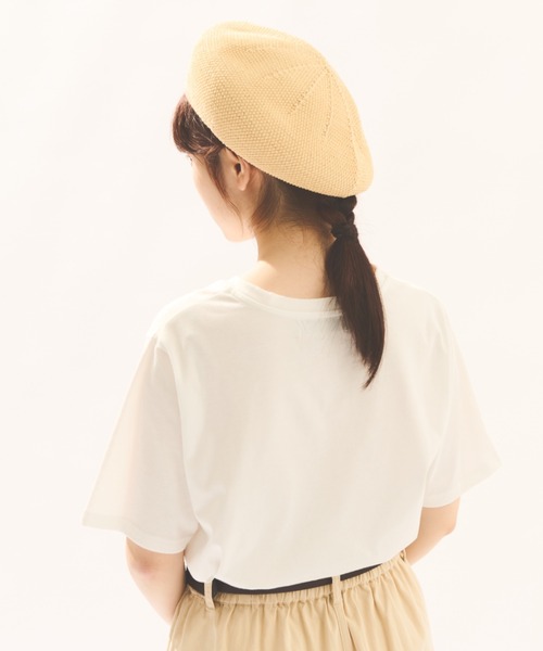 MERLOT(メルロー)の「フラワー刺繍Tシャツ(Tシャツ/カットソー・レディース・ホワイト/ブラック・FREE)」の22枚目の写真