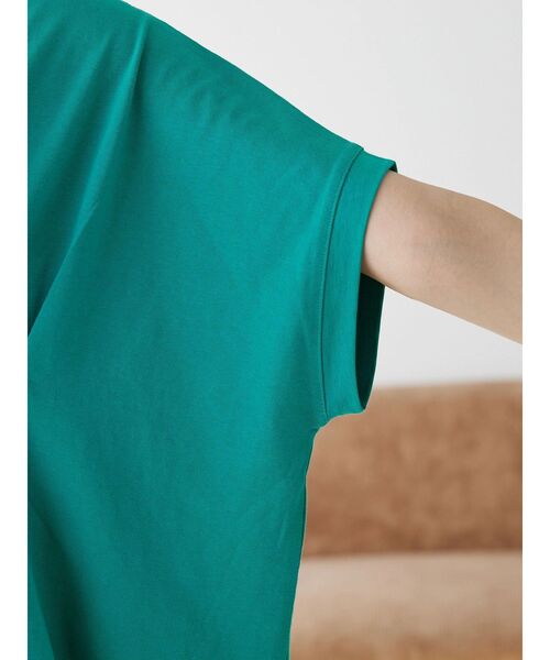 CRAFT STANDARD BOUTIQUE（クラフトスタンダードブティック）の「前後2wayタックプルオーバー（Tシャツ/カットソー・レディース・グレイッシュベージュ/グリーン/ブラック・FREE）」の15枚目の写真