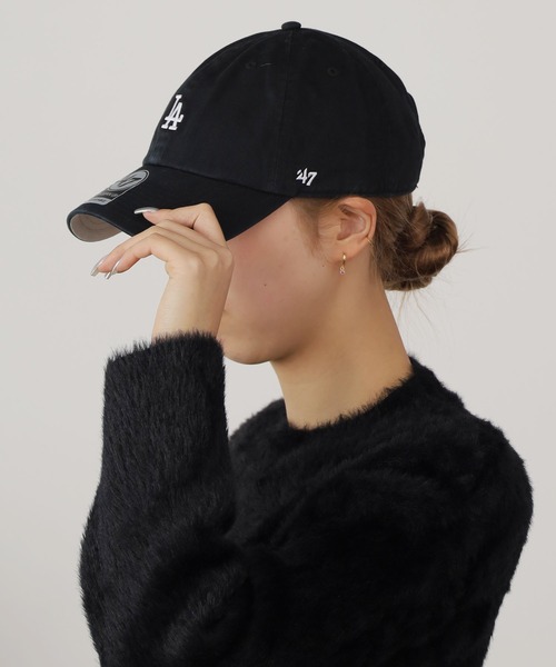 47 CLEAN UP ブラック キャップ D刺繍 47 CLEAN UP ブラック キャップ D刺繍 47 CLEAN UP ブラック キャップ