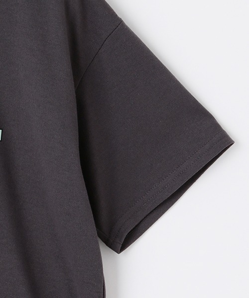 LOVETOXIC(ラブトキシック)の「ワッペンBIG半T(Tシャツ/カットソー・キッズ・オフホワイト/チャコール/ライトグレー・L/S/M/SS)」の11枚目の写真