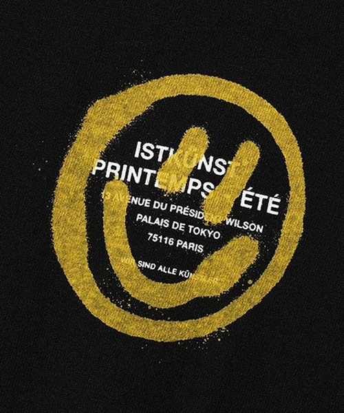 ISTKUNST（イストクンスト）の「【UNISEX】ISTKUNST／ロゴスマイリーT 2904685（Tシャツ/カットソー・メンズ・ライトブルー/ブラック/ホワイト/ピンク/ネイビー/ライトグレー・SMALL/LARGE/MEDIUM）」の14枚目の写真