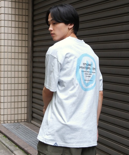 ISTKUNST（イストクンスト）の「【UNISEX】ISTKUNST／ロゴスマイリーT 2904685（Tシャツ/カットソー・メンズ・ライトブルー/ブラック/ホワイト/ピンク/ネイビー/ライトグレー・SMALL/LARGE/MEDIUM）」の11枚目の写真