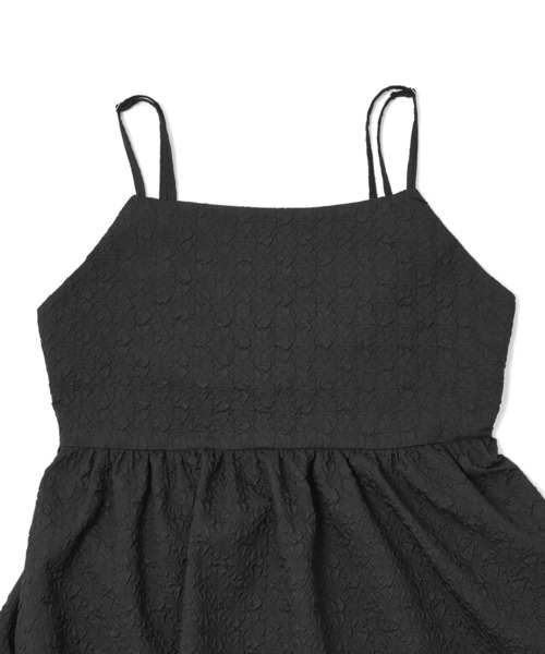 PUNYUS（プニュズ）の「バックオープンキャミワンピース（ワンピース・レディース・アイボリー/ブラック・1/2/3/4）」の16枚目の写真