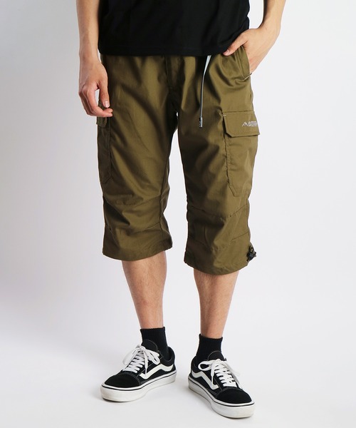 OUTDOOR PRODUCTS(アウトドアプロダクツ)の「TCウェザー クライミングカーゴ 7分丈パンツ(カーゴパンツ・メンズ・チャコール/カーキ/ベージュ/ブラック/オリーブ/ブルー・L/LL/M)」の12枚目の写真