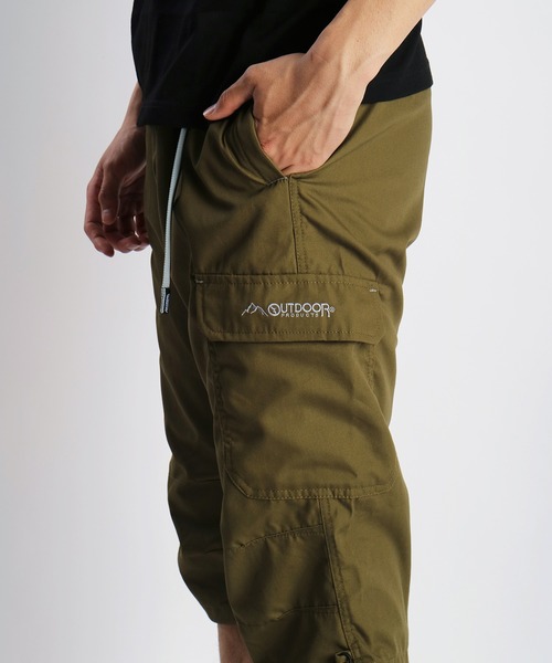 OUTDOOR PRODUCTS(アウトドアプロダクツ)の「TCウェザー クライミングカーゴ 7分丈パンツ(カーゴパンツ・メンズ・チャコール/カーキ/ベージュ/ブラック/オリーブ/ブルー・L/LL/M)」の17枚目の写真