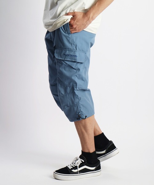 OUTDOOR PRODUCTS(アウトドアプロダクツ)の「TCウェザー クライミングカーゴ 7分丈パンツ(カーゴパンツ・メンズ・チャコール/カーキ/ベージュ/ブラック/オリーブ/ブルー・L/LL/M)」の20枚目の写真