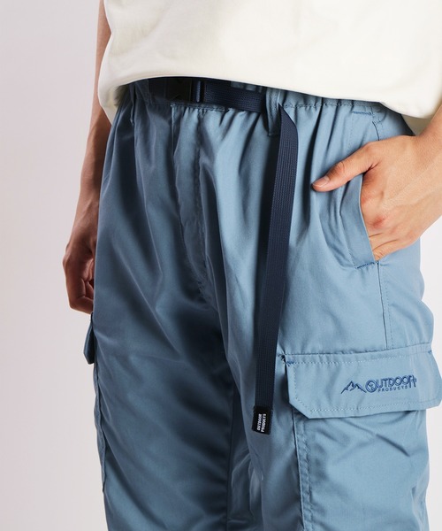 OUTDOOR PRODUCTS(アウトドアプロダクツ)の「TCウェザー クライミングカーゴ 7分丈パンツ(カーゴパンツ・メンズ・チャコール/カーキ/ベージュ/ブラック/オリーブ/ブルー・L/LL/M)」の22枚目の写真