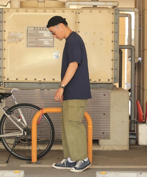 WAIPER.inc（ワイパーインク）の「GOODWEAR 2W7-11221ポケット無し S/S BIG TEE（Tシャツ/カットソー・メンズ・チャコールグレー/ブラック/杢グレー/ネイビー/グレイッシュベージュ/ホワイト/グリーン系その他・S/M/XL/L）」の21枚目の写真