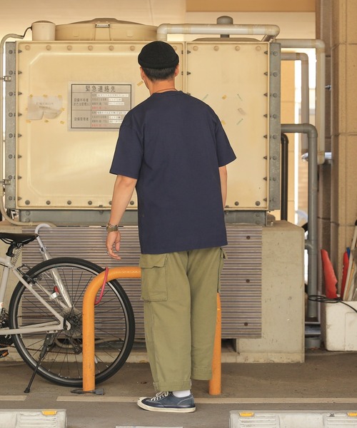 WAIPER.inc（ワイパーインク）の「GOODWEAR 2W7-11221ポケット無し S/S BIG TEE（Tシャツ/カットソー・メンズ・チャコールグレー/ブラック/杢グレー/ネイビー/グレイッシュベージュ/ホワイト/グリーン系その他・S/M/XL/L）」の20枚目の写真