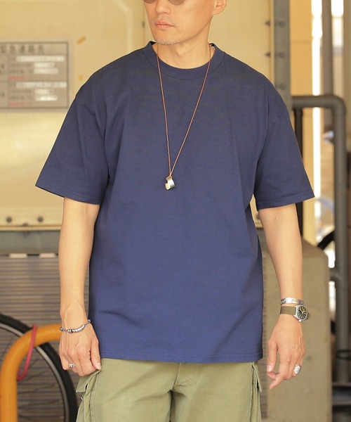 WAIPER.inc（ワイパーインク）の「GOODWEAR 2W7-11221ポケット無し S/S BIG TEE（Tシャツ/カットソー・メンズ・チャコールグレー/ブラック/杢グレー/ネイビー/グレイッシュベージュ/ホワイト/グリーン系その他・S/M/XL/L）」の19枚目の写真