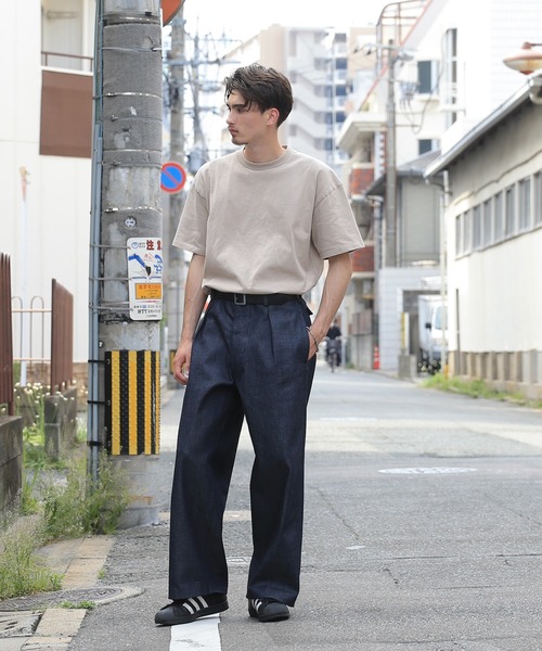 WAIPER.inc（ワイパーインク）の「GOODWEAR 2W7-11221ポケット無し S/S BIG TEE（Tシャツ/カットソー・メンズ・チャコールグレー/ブラック/杢グレー/ネイビー/グレイッシュベージュ/ホワイト/グリーン系その他・S/M/XL/L）」の16枚目の写真