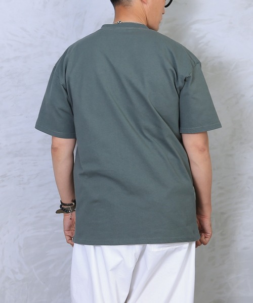 WAIPER.inc（ワイパーインク）の「GOODWEAR 2W7-11221ポケット無し S/S BIG TEE（Tシャツ/カットソー・メンズ・チャコールグレー/ブラック/杢グレー/ネイビー/グレイッシュベージュ/ホワイト/グリーン系その他・S/M/XL/L）」の12枚目の写真