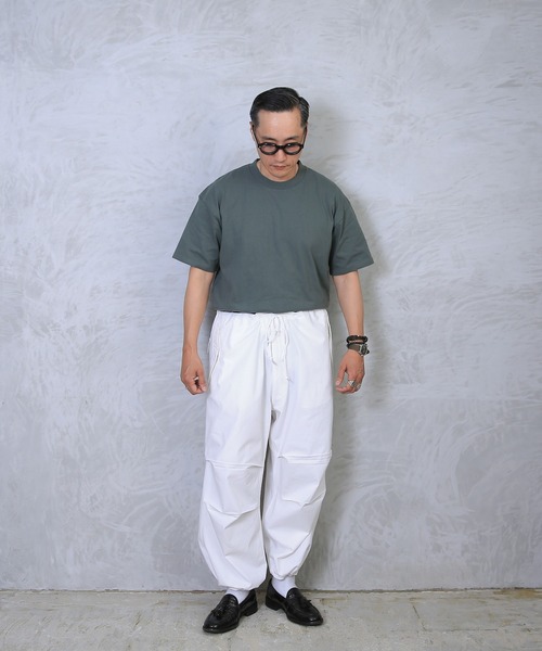 WAIPER.inc（ワイパーインク）の「GOODWEAR 2W7-11221ポケット無し S/S BIG TEE（Tシャツ/カットソー・メンズ・チャコールグレー/ブラック/杢グレー/ネイビー/グレイッシュベージュ/ホワイト/グリーン系その他・S/M/XL/L）」の8枚目の写真