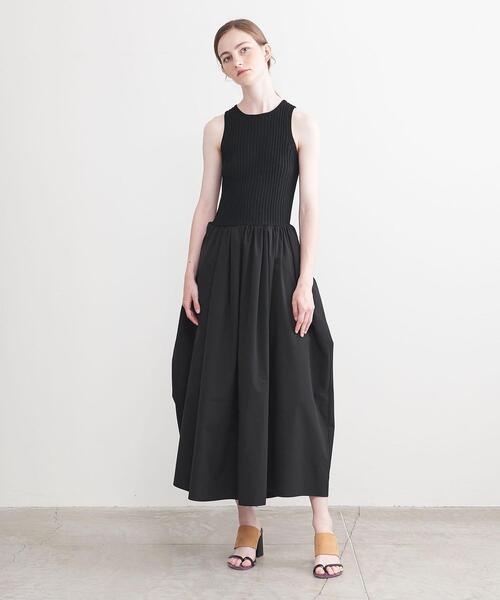 雑誌掲載【AEWEN MATOPH】ニット コンビ ワンピース AEWEN MATOPH（イウエン マトフ）の「＜AEWEN MATOPH＞ニット コンビ