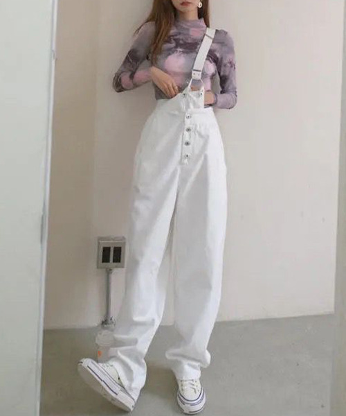 c.u.l（シーユーエル）の「タイダイ柄 シアーハイネックカットソー culw475（Tシャツ/カットソー・レディース・グレー・FREE）」の17枚目の写真