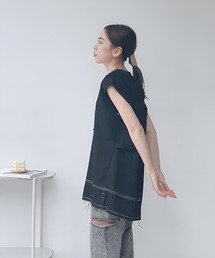 AS KNOW AS plus | 〇リネンライク ステッチVネックベスト(ベスト)