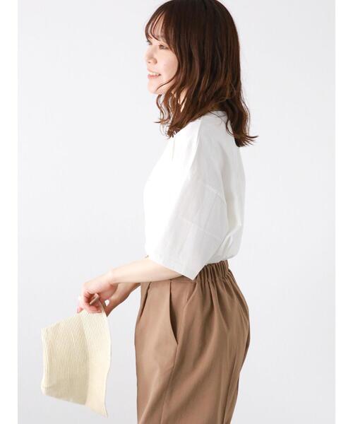 ehka sopo（エヘカソポ）の「ウエストタブショートパンツ(セットアップ可)（その他パンツ・レディース・カーキ/ベージュ/モカ・F）」の11枚目の写真