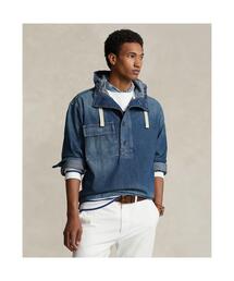 ローレンラルフローレン プルオーバー デニムジャケット パーカー フード M POLO RALPH LAUREN（ポロ ラルフ ローレン）の「デニム プル