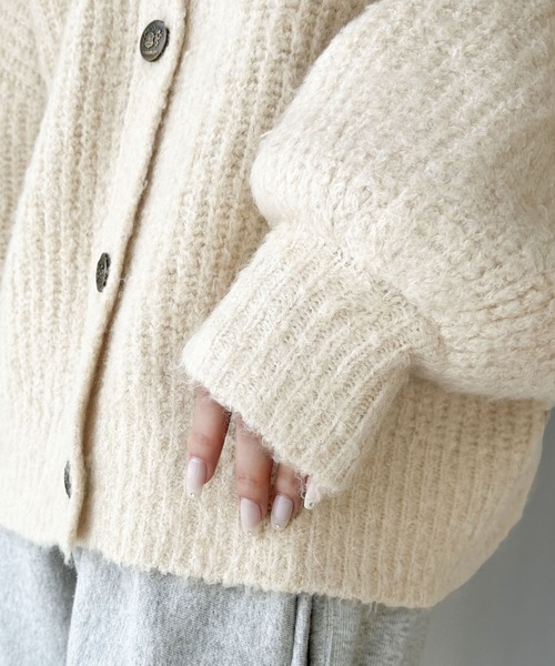 セール】大人の愛されアイテム。リサイクルポリエステル2wayざっくり