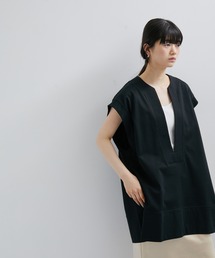 ADAM ET ROPE' | 【サステナブル】カットソーキーネックベスト(Tシャツ/カットソー)