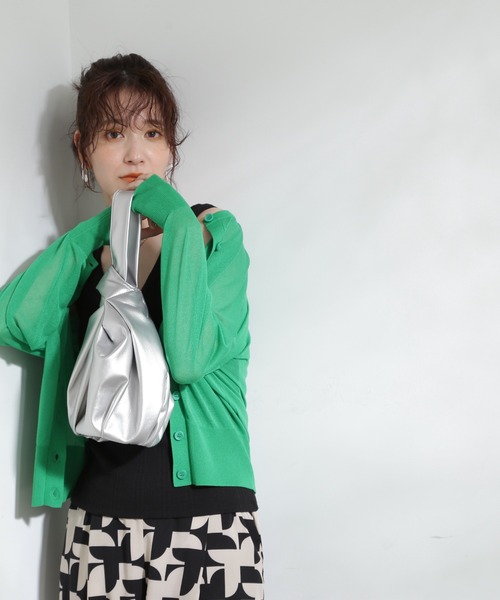 N.（N. Natural Beauty Basic）（エヌエヌナチュラルビューティーベーシック）の「◆ワンハンドルバッグ（ビジネスバッグ・レディース・シルバー/ベージュ/ブラック・ﾌﾘ-）」の17枚目の写真