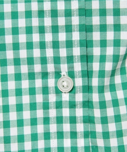 OUTLET（アウトレット）の「【CIAOPANIC TYPY】ギンガムシャツ（シャツ/ブラウス・レディース・グリーン・SMALL/MEDIUM）」の8枚目の写真