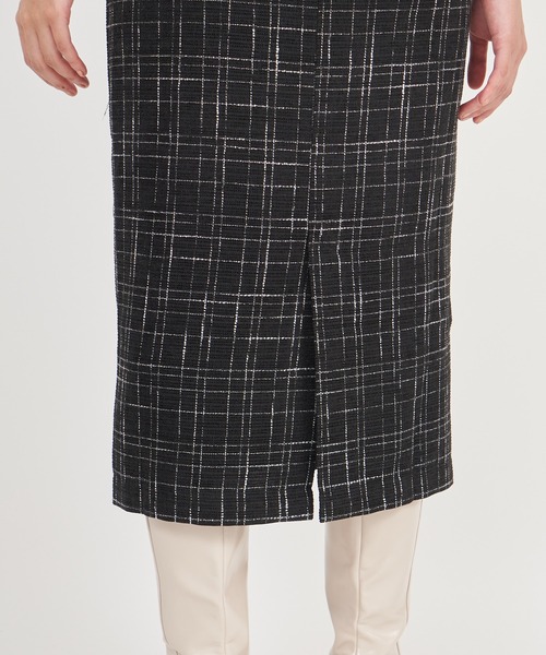 ROYAL PARTY（ロイヤルパーティー）の「レトロ釦ツイードジャンパースカート（ジャンパースカート・レディース・ライトグレー/レッド/ブラック・FREE）」の16枚目の写真