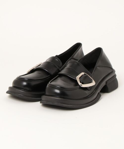 Burner(バーナー)の「【OKUOKU 0909】デザインベルト ローファー oku-shoes-694821694910-38 U(ローファー・レディース・ブラック/ブラック系その他・36/38/40)」の6枚目の写真