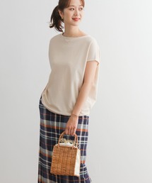 URBAN RESEARCH DOORS | コットンリネンサカリバーボートネックプルオーバー(Tシャツ/カットソー)