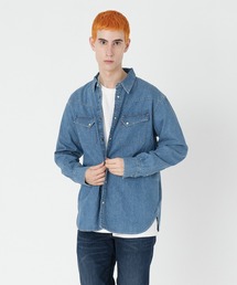Levi's/リーバイス RED TAB PREMIUM 54 ロングホーンシャツ ミディアムインディゴ YELLOWSTONE