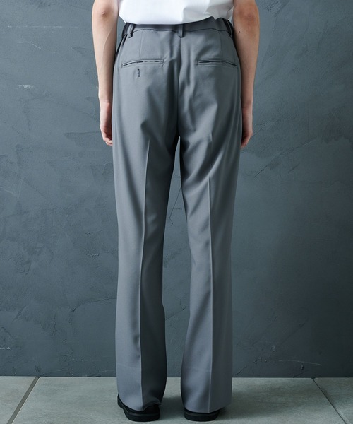 STUDIOUS（ステュディオス）の「【PUBLIC TOKYO/パブリックトウキョウ】エバークリースGRクロスフレアスラックス（スラックス・メンズ・グレー/ブラック/ダークグレー・2/1/3）」の6枚目の写真