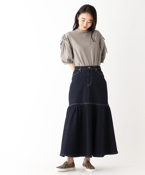 OPAQUE.CLIP(オペークドットクリップ)の「◆【抗菌防臭加工】ニットスリッポン(スニーカー・レディース・ブラック/ダークブラウン系・02/03/01)」の3枚目の写真