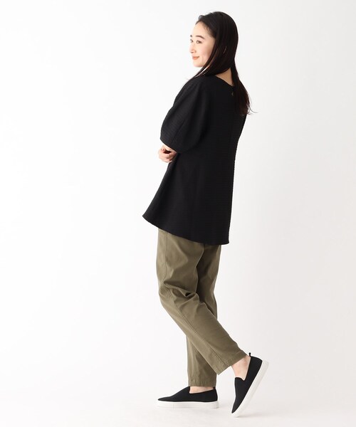 OPAQUE.CLIP(オペークドットクリップ)の「◆【抗菌防臭加工】ニットスリッポン(スニーカー・レディース・ブラック/ダークブラウン系・02/03/01)」の10枚目の写真