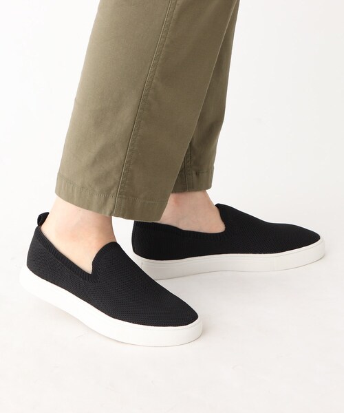 OPAQUE.CLIP(オペークドットクリップ)の「◆【抗菌防臭加工】ニットスリッポン(スニーカー・レディース・ブラック/ダークブラウン系・02/03/01)」の11枚目の写真