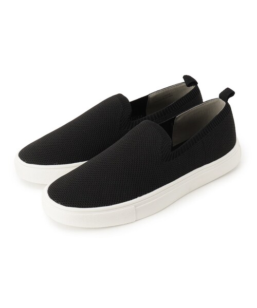 OPAQUE.CLIP(オペークドットクリップ)の「◆【抗菌防臭加工】ニットスリッポン(スニーカー・レディース・ブラック/ダークブラウン系・02/03/01)」の17枚目の写真