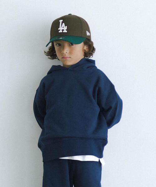 green label relaxing(グリーンレーベルリラクシング)の「【WEB限定】TJ 裏毛 フード プルオーバー 100cm-130cm(パーカー・キッズ・ダークグリーン/ブラック/ネイビー/ライトグレー・100cm/130cm/110cm/120cm)」の4枚目の写真