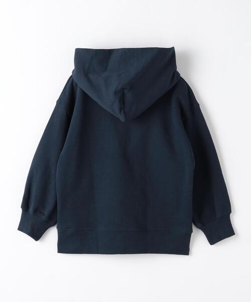 green label relaxing(グリーンレーベルリラクシング)の「【WEB限定】TJ 裏毛 フード プルオーバー 100cm-130cm(パーカー・キッズ・ダークグリーン/ブラック/ネイビー/ライトグレー・100cm/130cm/110cm/120cm)」の5枚目の写真
