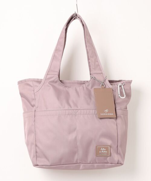 SALON de RUBAN(サロンドルヴァン)の「【SALON de RUBAN / サロン ド ルヴァン】トートバッグ(トートバッグ・レディース・ブラック/オレンジ/ダークグリーン/ダークグレー/モカ/ライトグレー/ライトブルー/パープル・FREE)」の7枚目の写真