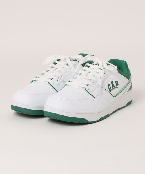 GAP（ギャップ）の「【GAP】 防水スニーカー（スニーカー・メンズ・ブラック/グレー/ホワイト×グリーン/ブラック×ブラック/ブラック×グレー/ホワイト×グレー/ブラック×グリーン・26.0cm/25.0cm/28.0cm/27.0cm）」の2枚目の写真