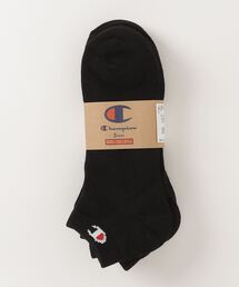 Champion（チャンピオン）の「【CHAMPION/チャンピオン】　ショートレングスソックス3P　CMSCY402　ワンポイントロゴ　3足組（ソックス/靴下・メンズ）」
