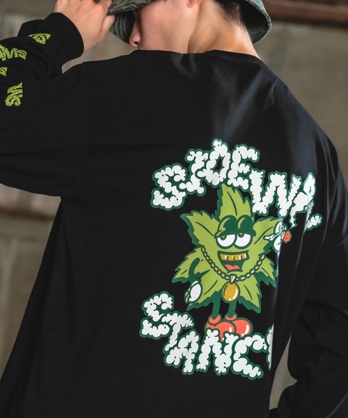 SIDEWAY STANCE（サイドウェイスタンス）の「【SIDEWAY STANCE】オリジナル グラフィック プリント ロンT（Tシャツ/カットソー・メンズ・ブラック/ブルー系/ホワイト/ブルー/ホワイト系/ブラック系/イエロー系/ホワイト系1/ブラック系1/パープル/グレー/ホワイト系3/ブラック系3/グレー系/ダークブルー/ホワイト系2/ブラック系2/グレー系1/ブルー系1/カーキ/パープル系/グレー系2/パープル系1/グレー系その他/パープル系その他/グレー系4/ブラック系4/カーキ系4/ホワイト系4/カーキ系5/ホワイト系5/ブラック系5/グレー系5/ブラック系6/ブラック系7/ブラック系8/ホワイト系6/ホワイト系7/ホワイト系8/ブラック系9/ホワイト系9/ブラック系その他3/グレー系その他3/ホワイト系その他3/ブラック系その他/ホワイト系その他2/ブラック系その他2/グリーン系その他/グレー系その他2/ホワイト系その他・LARGE/X-LARGE/MEDIUM/SMALL）」の20枚目の写真