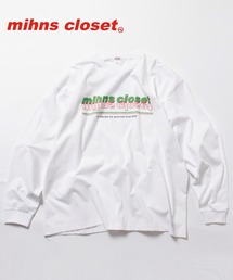mihns closet（ミンズクローゼット）の「【mihns closet/ミンズクローゼット】カラーロゴ ロングスリーブTシャツ（Tシャツ/カットソー）」