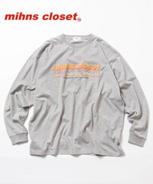 mihns closet | 【mihns closet/ミンズクローゼット】カラーロゴ ロングスリーブTシャツ(Tシャツ/カットソー)