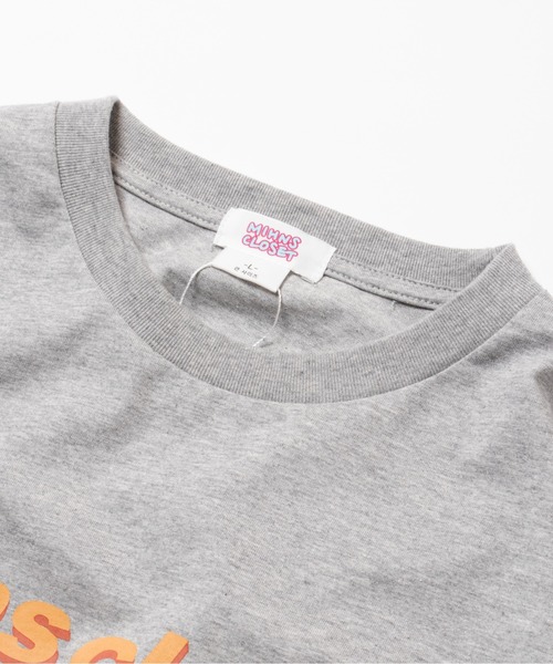 mihns closet（ミンズクローゼット）の「【mihns closet/ミンズクローゼット】カラーロゴ ロングスリーブTシャツ（Tシャツ/カットソー・メンズ・オフホワイト/ブラック/ライトグレー・L/XL/M）」の10枚目の写真